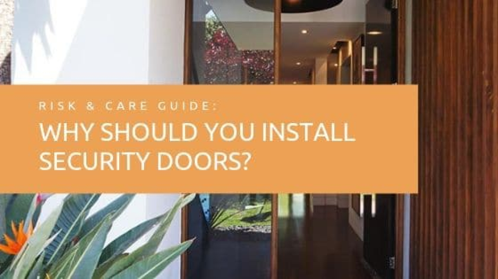 Why Should You Install Security Doors