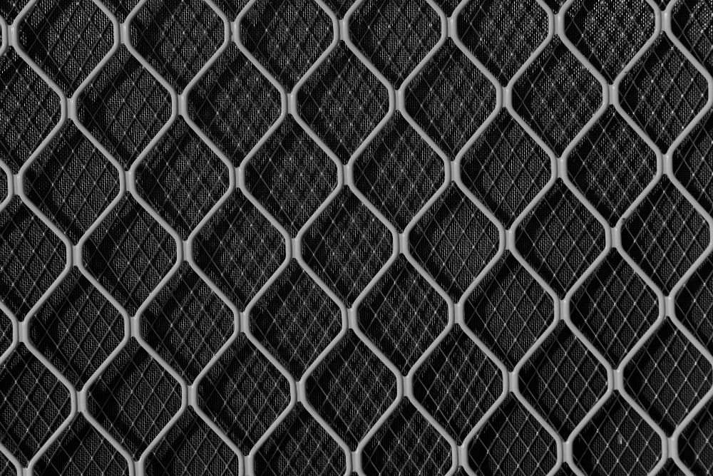 Close-up of an Amplimesh screen on an Australian home’s security screen door.