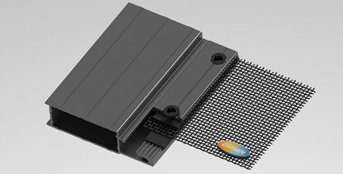 crimsafe security screen crosssection